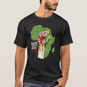 Fist Hand Black History Honoring The Past African  T-Shirt