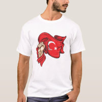 Fist holding national flag of Turkey T-Shirt