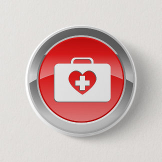 Fist love aids Button