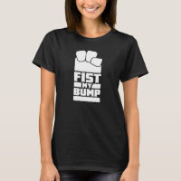 Fist My Bump Funny Space Alien Design In White