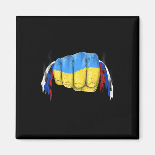 Fist Of Ukrainian Pride I Stand With Ukraine For W Magnet