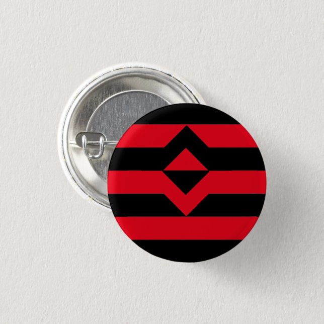 Fist Pride Flag 3 Cm Round Badge (Front & Back)