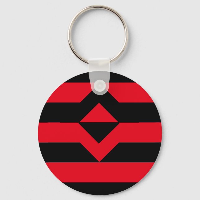 Fist Pride Flag Key Ring (Front)