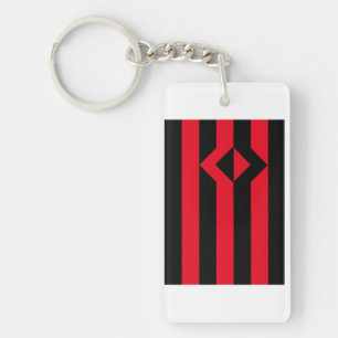 FIST PRIDE FLAG KEY RING