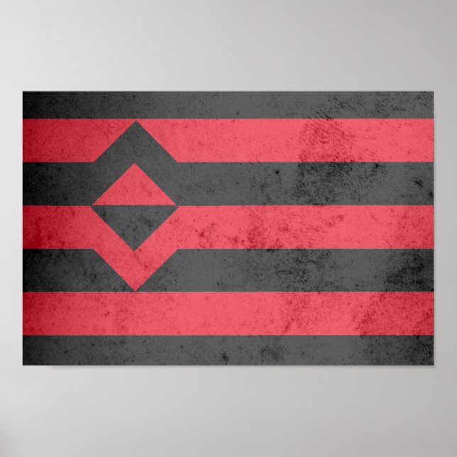 FIST PRIDE FLAG POSTER (Front)