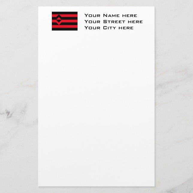 FIST PRIDE FLAG STATIONERY (Front)