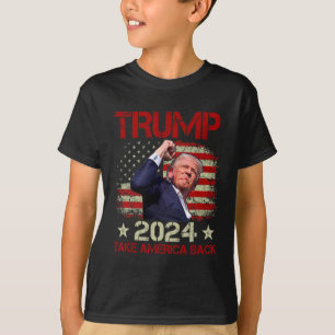 Fist Pump Shot At Trump 2024 Trump Survives Rally  T-Shirt