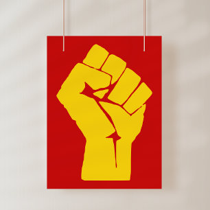 Fist, Rebel, Riot, Resistance, Communist Style Photo Print