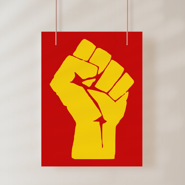 Fist, Rebel, Riot, Resistance, Communist Style Poster (Creator Uploaded)