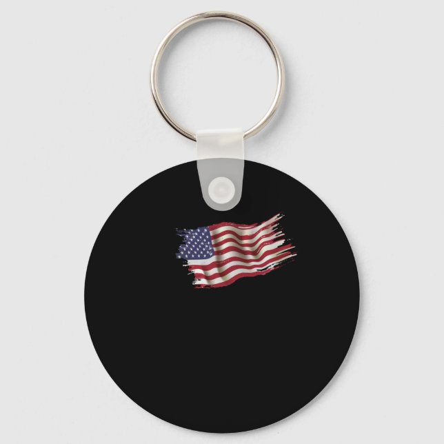 Fist Trump Shot 2024  Key Ring (Front)