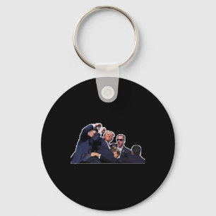 Fist Up Survival Merch Premium Scoop Key Ring