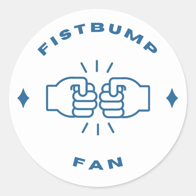 FistBump Fan sticker (Front)