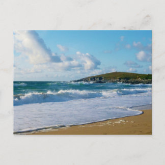 Fistral Beach Newquay Cornwall England Postcard