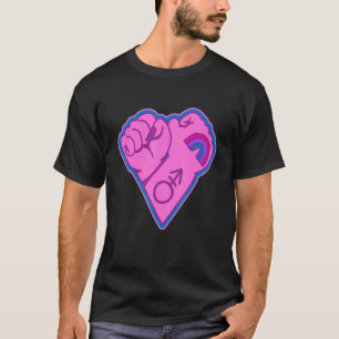Fists Lgbtq Gay Rights Proud Pride Rainbow T-Shirt