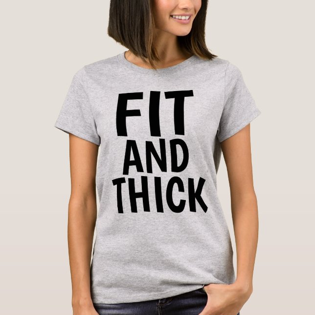 FIT AND THICK Curvy  PLUS SIZE T-shirts (Front)