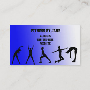 fit blue business card