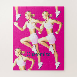 Fit Female Boxer Thunder_Cove Jigsaw Puzzle