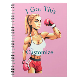 Fit Female Boxer Thunder_Cove Notebook