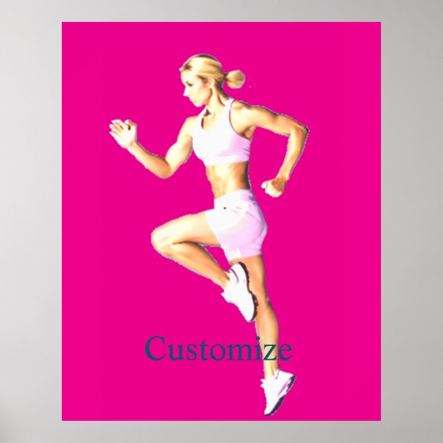 Fit Female Boxer Thunder_Cove Poster (Front)