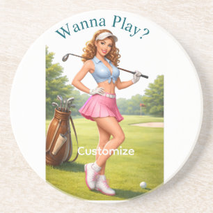 Fit Female Golfer Thunder_Cove Coaster