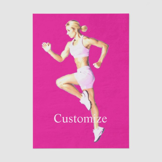 Fit Female Runner Thunder_Cove Tissue Paper (Front)