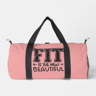 Fit Is The New Beautiful  Duffle Bag