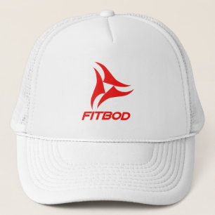 FITBOD red fitness logo Trucker Hat