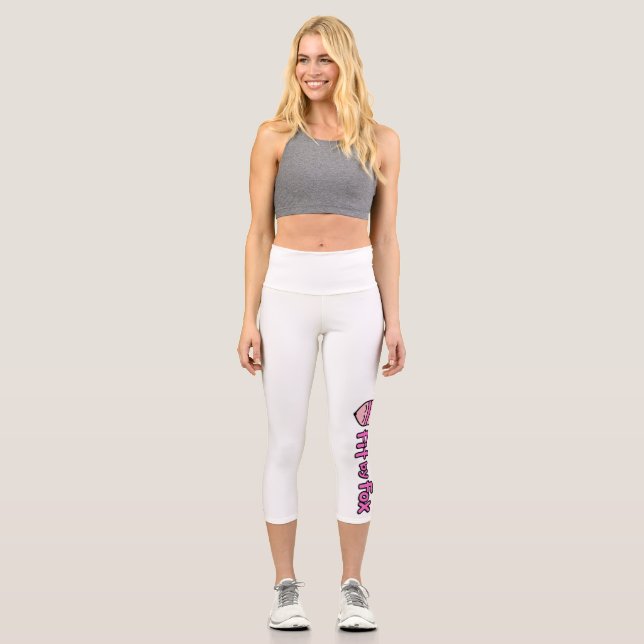 FitbyFox Fundamentals- High Waisted Capris (Front)