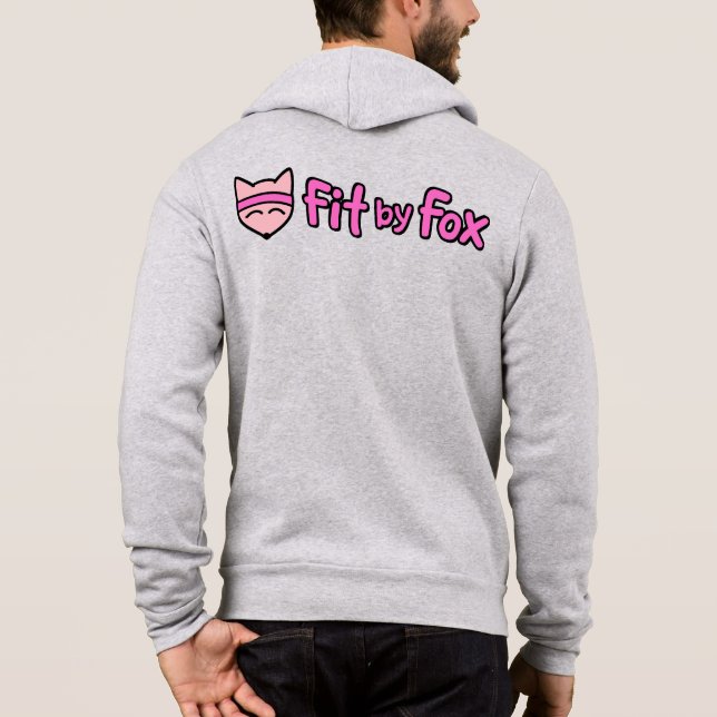 FitbyFox Fundamentals- Zip-up Hoodie (Back)