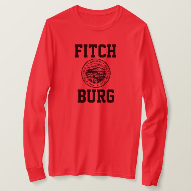 Fitchburg Massachusetts 01420 T-Shirt (Design Front)