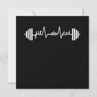 Fitelevated Gym Fitness Barbell Workout Invitation