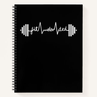 Fitelevated Gym Fitness Barbell Workout Notebook