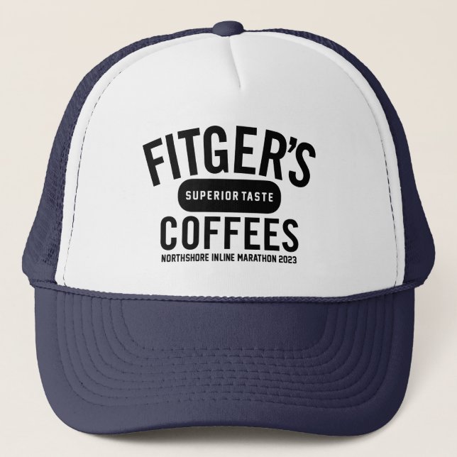 Fitger's Coffees North Shore Inline Marathon Trucker Hat (Front)
