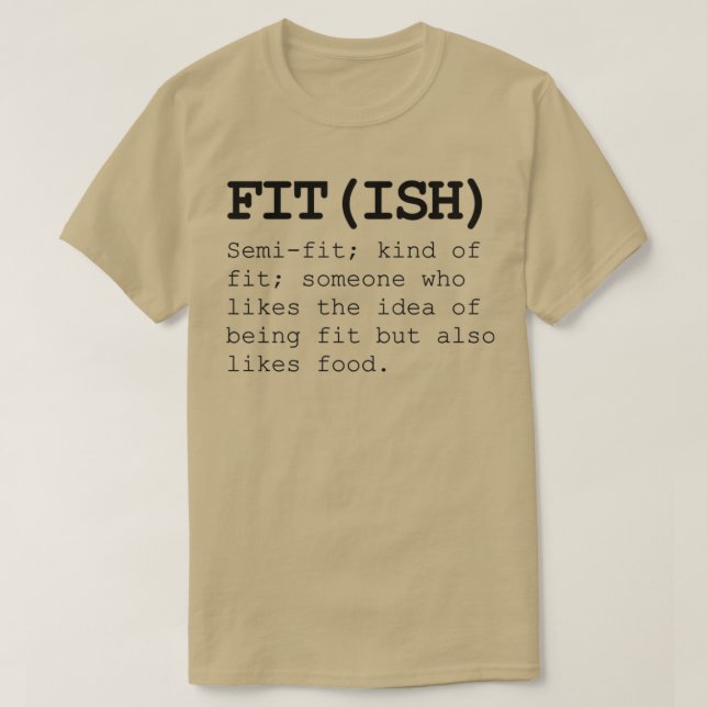 Fitish Also Like Food  T-Shirt (Design Front)