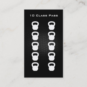 Fitness 10 Class Pass Card