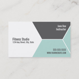 Fitness 5 Class Pass Business Card