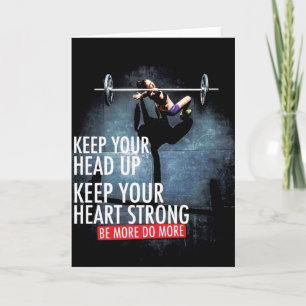 Fitness and Bodybuilding Motivation Card