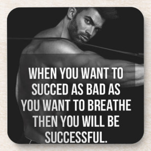Fitness and Bodybuilding Motivation Coaster