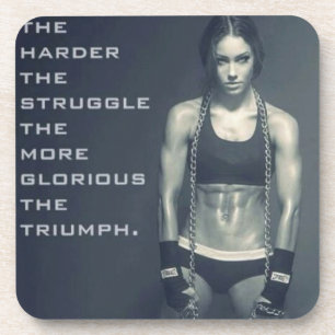Fitness and Bodybuilding Motivation Coaster