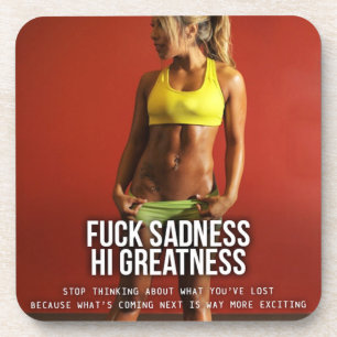 Fitness and Bodybuilding Motivation Coaster
