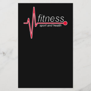 Fitness and sport flyer