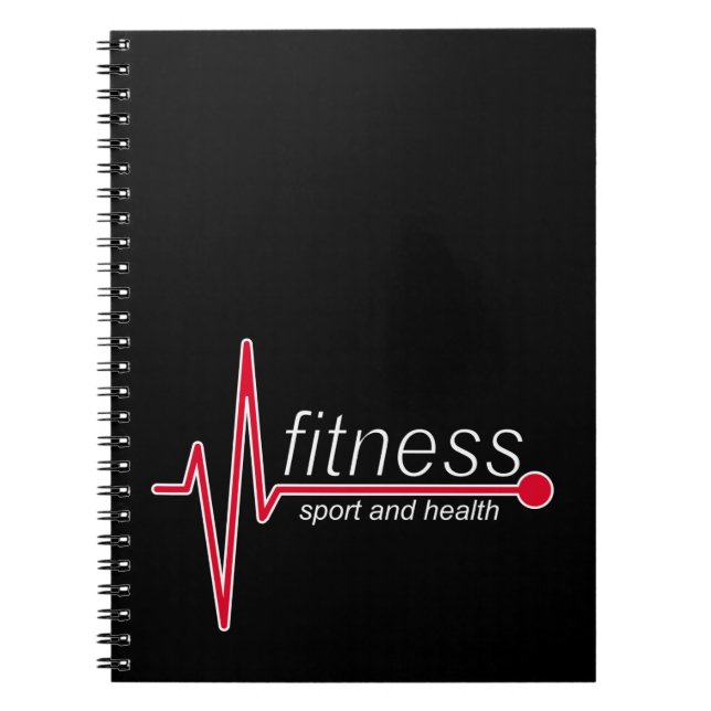 Fitness and sport notebook (Front)