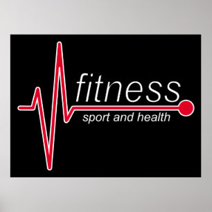 Fitness and sport poster