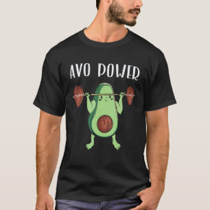 Fitness Avocado Gym Workout Vegan Food Cinco De Ma T-Shirt