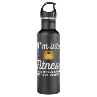 Fitness Bag Into Your Cornhole 710 Ml Water Bottle