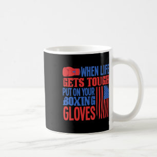 Fitness Boxing Ring - Boxing Gloves - I Love Kickb Coffee Mug