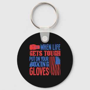 Fitness Boxing Ring - Boxing Gloves - I Love Kickb Key Ring