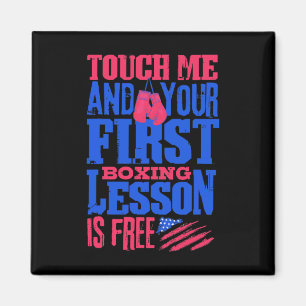 Fitness Boxing Ring - First Free Lesson - I Love K Magnet