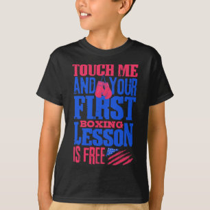 Fitness Boxing Ring - First Free Lesson - I Love K T-Shirt