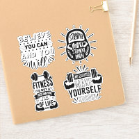 Fitness Bundle Work out Gym Set Motivational 